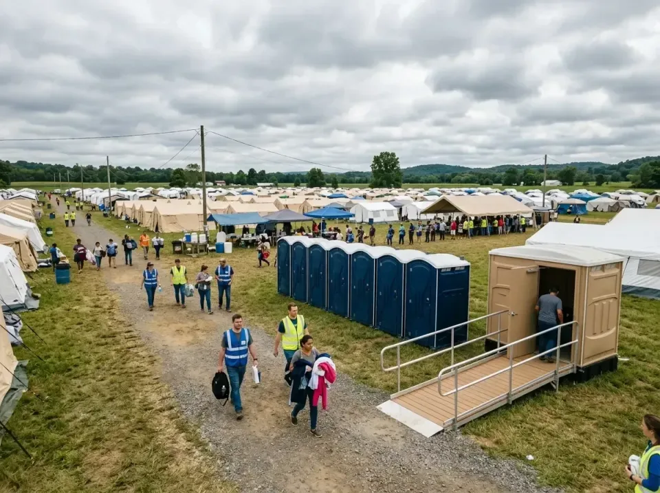 disaster-relief-camp-restrooms-010 — frequently asked questions, Dumpster & Portable Bathrooms Rental in Blackhawk, CA